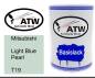 Preview: Mitsubishi, Light Blue Pearl, T19: 500ml Lackdose, von ATW Autoteile West.